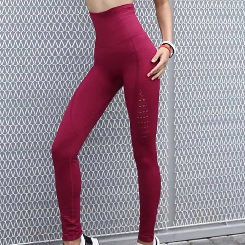 

Sexy Mesh High Waist Women Leggings Black Hip Bandage Push Up Sports Workout Warm Female Leggings Run Pants Casual Clothes 2019