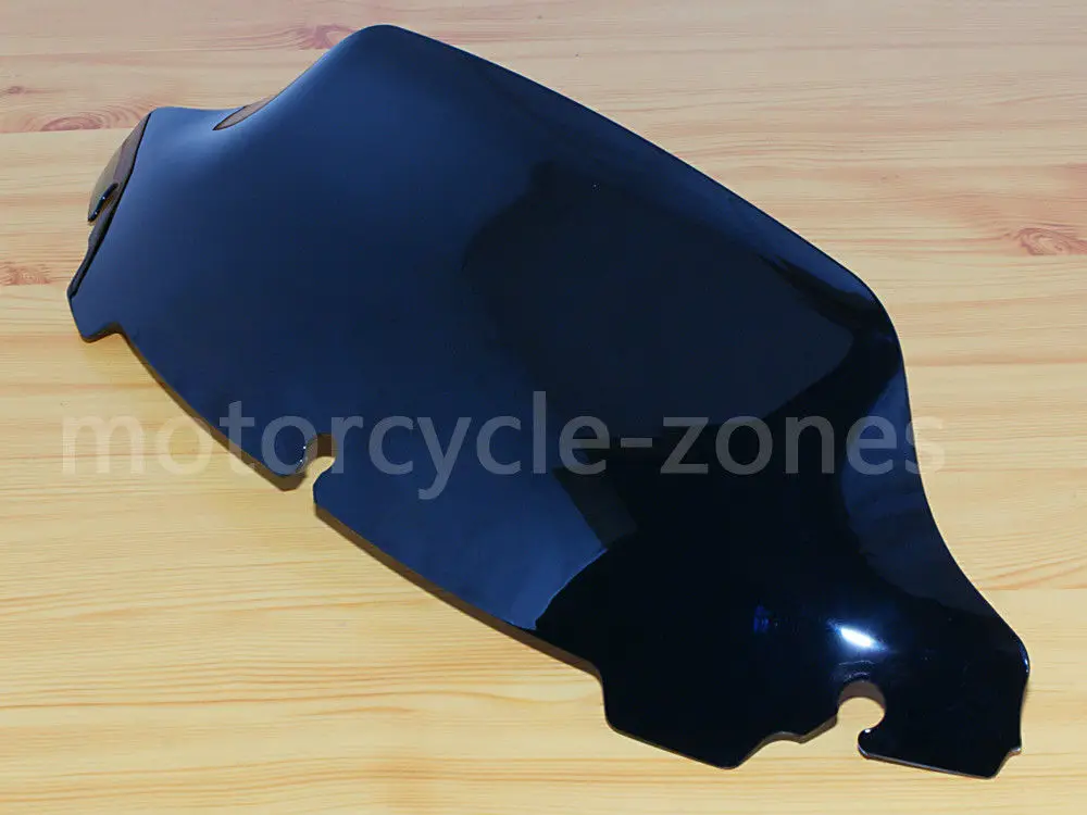 4.5/" Wave Upper Fairing Windshield Windscreen For Harley Touring 2014-2017 Black