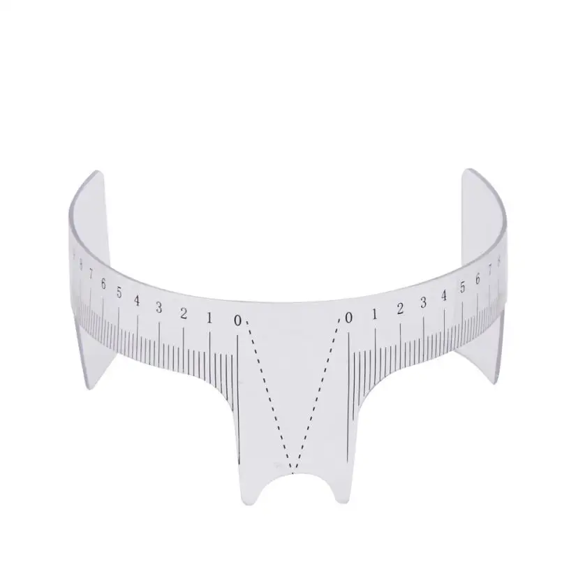 1pcs Tattoo Stencil New Microblading Eyebrow Skin Marker Pen With Measure Measuring Ruler Makeup Beautiful Tool 9.14 | Красота и