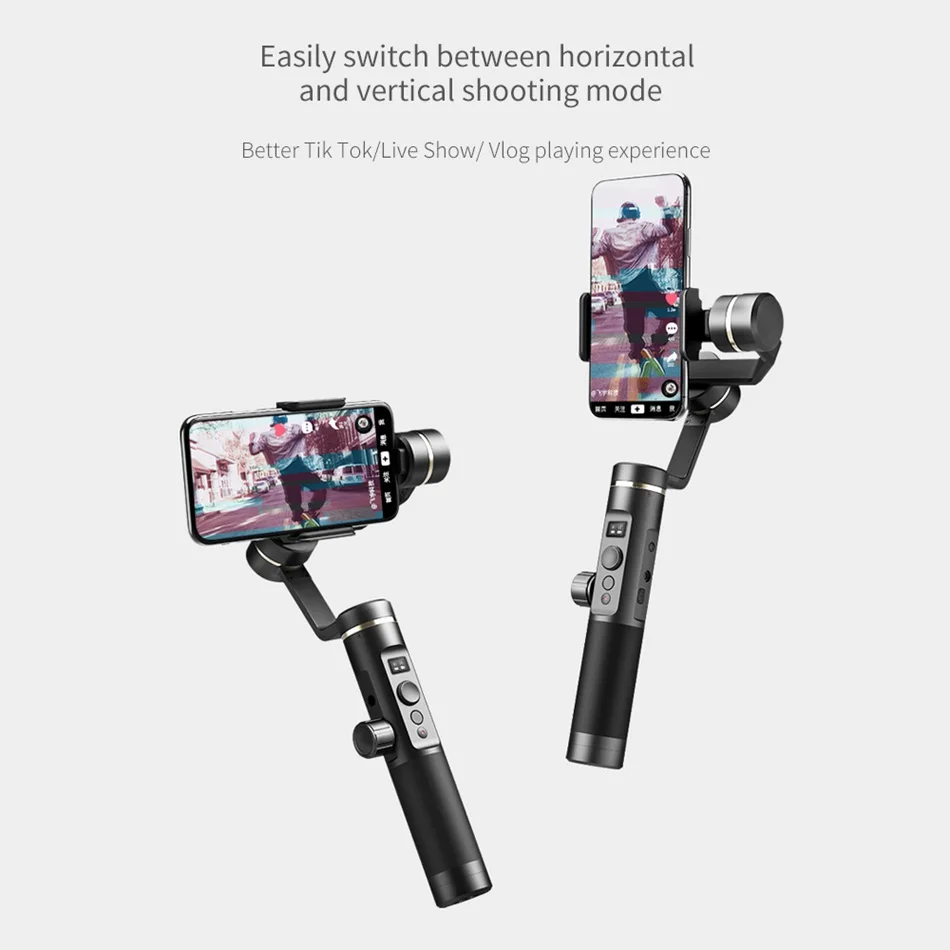  FeiyuTech SPG2 3-Axis Handheld Stabilizer Gimbal for iPhone XS X Max Smartphone OPPO Samsung S9 ViV