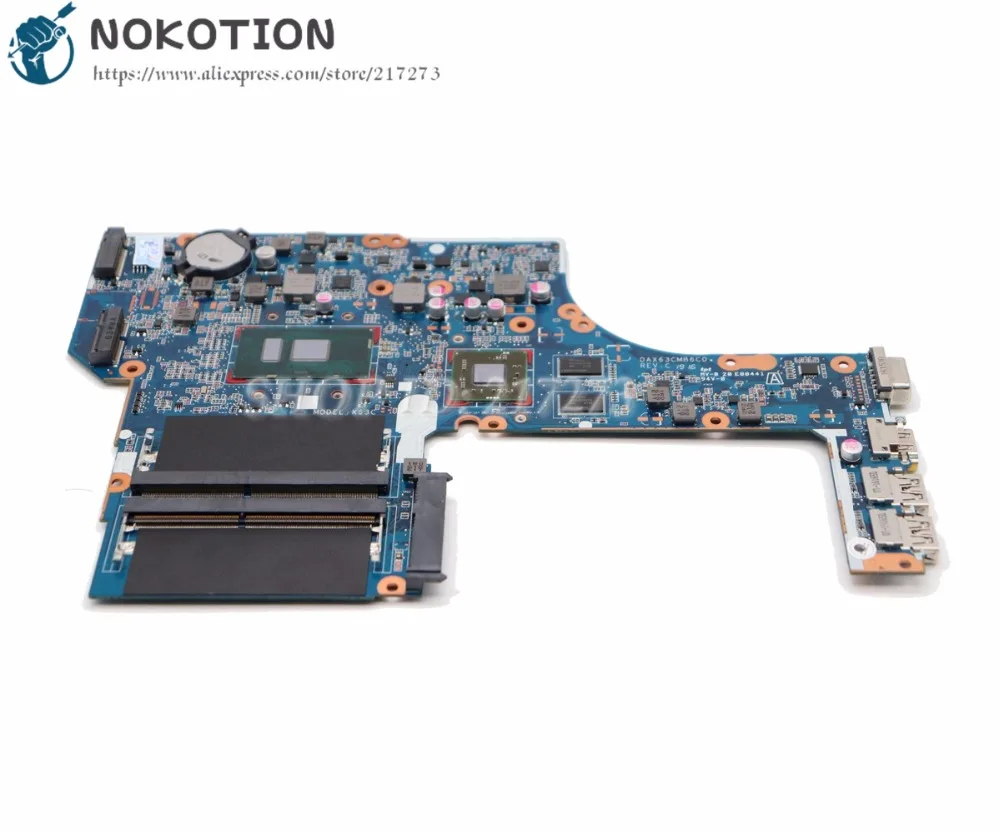 Материнская плата NOKOTION для ноутбука HP Probook 450 G3 системная SR2EY I5 6200U R7 M340 графическая