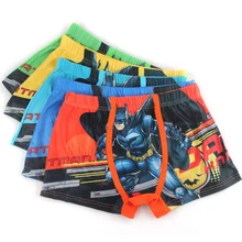 5 шт./лот Бэтмен Трусики для мальчиков Нижнее бельё дети шорты-боксеры для маленьких мальчиков Нижнее бельё детские трусики трусы 5 цветов 3-11years