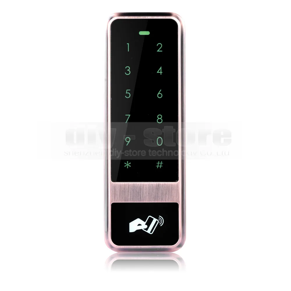 ФОТО DIYSECUR Touch Button Keypad 125KHz RFID ID Cards Proximity Reader Access Controller Kit For House / Office / Home Improvement