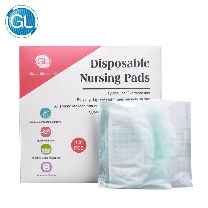 

GL 100Pcs Super Soft Disposable Nursing Pads Breast Pads for Nursing Lactating Maternity Breastfeeding Pads Organic Cotton Pads