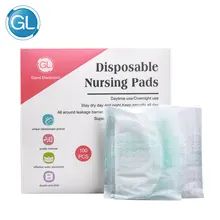 GL 100Pcs Super Soft Disposable Nursing Pads Breast Pads for Nursing Lactating Maternity Breastfeeding Pads Organic Cotton Pads philips avent 108pcs ultra soft disposable breathable anti spill leak proof breast multilayer structure cotton nursing pads