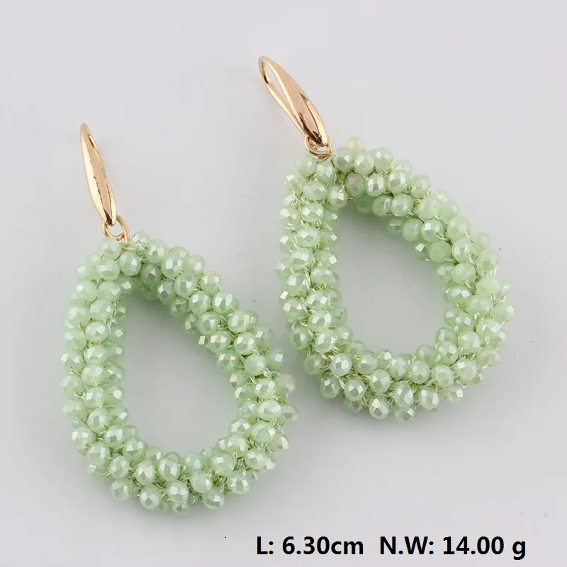 Earrings for woman Green