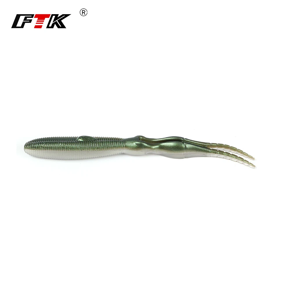 FTK FISH 1 шт./лот 14 мм 2 г рыболовная Мягкая приманка силиконовая для рыбной ловли 9