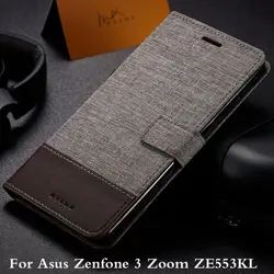 Роскошный кошелек кожаный чехол для Asus Zenfone 3 зум ZE553KL 5.5 "с подставкой и карты держатель телефона откидная крышка diyabei