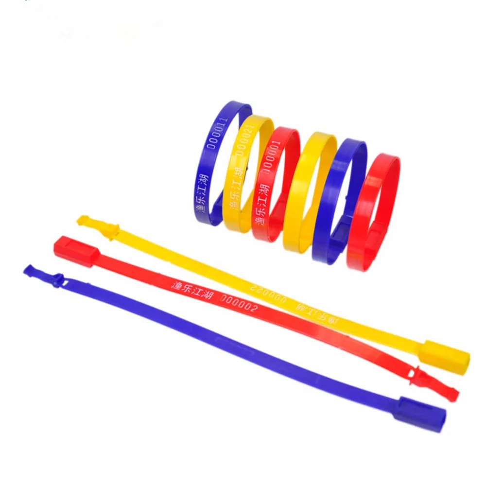 0 3 X8 3 Nice Plastic Parcels Lock Strip 8X210mm Can Be Printed Serial