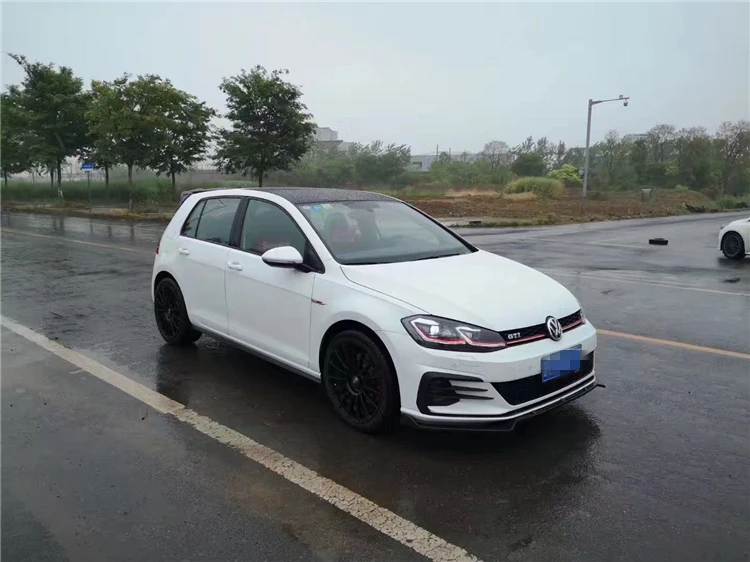 Для Golf 7,5G TI Body kit спойлер-18 для Volkswagen Golf ABS задний спойлер передний бампер диффузор защитные бамперы