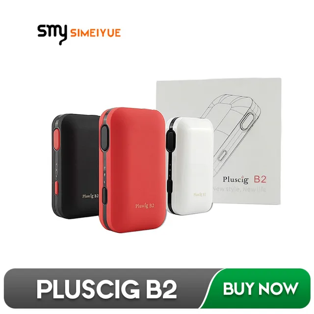 Оригинальный SMY Pluscig B2 электронная сигарета комплект Управление Японии испарители для картридж реальные тепла палочки