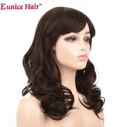 Eunice 20 дюймов для женщин спереди кружево термостойкие синтетические волосы длинные волнистые косплэй парик жаропрочных супер волнистые