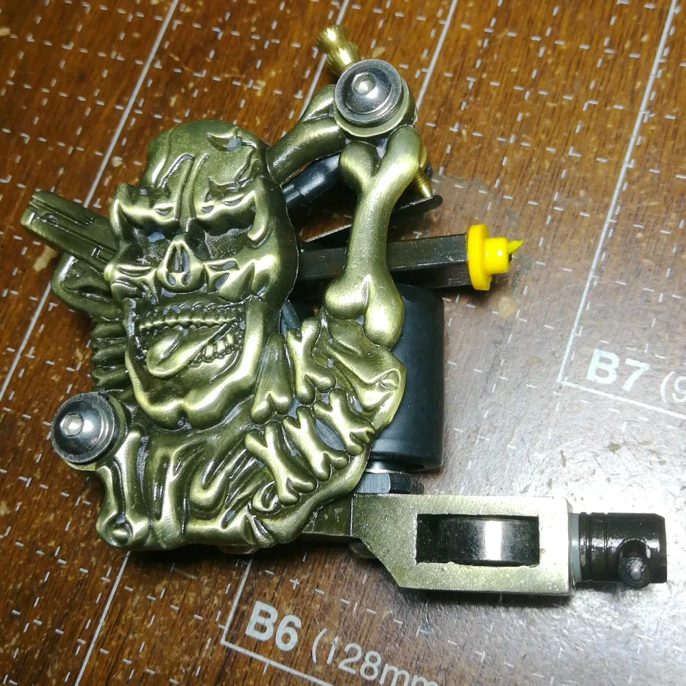 Free Shipping New Handmade TATTOO Machine Gun Shader 10 Wrap Coils For | Красота и здоровье