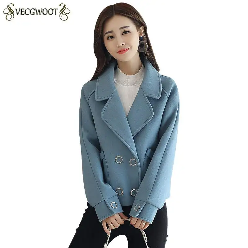 

UK Brand New Fashion 2019 Autumn Winter Double breast Quilted Long Coat Women blue Caramel red Overcoat casaco manteau femme