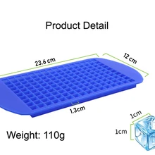 Охлаждающий летний 160 сетки льда формы квадратной формы Slicone мини поддон для льда кухонный бар форма для пудинга маленький кубик льда делая инструмент
