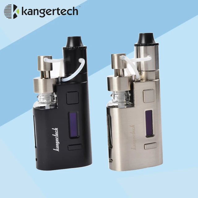 Kangertech Капельного EZ Starter Kit 80 Вт Box Mod Жидкостью Vape испаритель с насос 0.3Ohm Капельного катушки 0.2Ohm Капельного EZ Комплект E Электронная Сигарета
