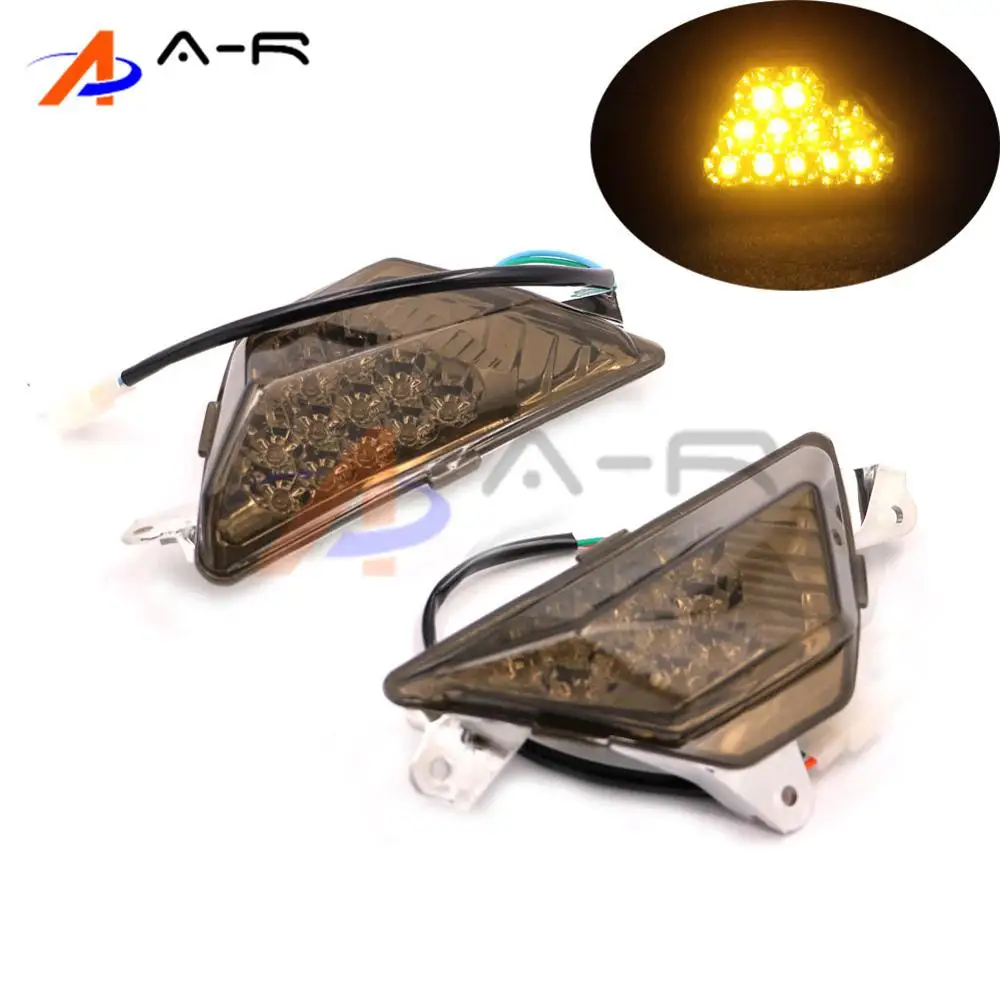 

Front Turn Signals Blinker Indicator light lamp Lens Clear For 2013 2014 2015 KAWASAKI Ninja 300 300R EX300 ABS ZX6R ZX-6R ZX636