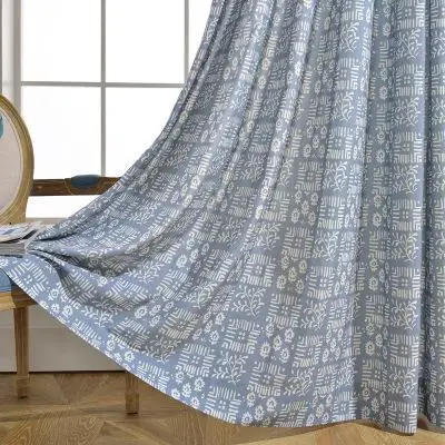 Slow Soul зеленый серый рис Синий Sen современная ткань простое затенение занавески шторы из Шотландской клетчатой материи для гостиной спальни кухонные занавески - Цвет: cloth4