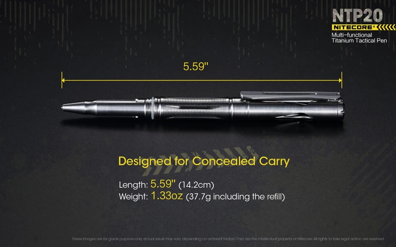 Nitecore NTP20 Multi-functional Titanium Tactical Pen (19)