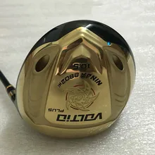 Катана Voltio плюс драйвер золото Катана ниндзя плюс Гольф Драйвер клюшки для гольфа 9,5/10,5 R/S/SR гибкий графитовый Вал с крышкой на голову