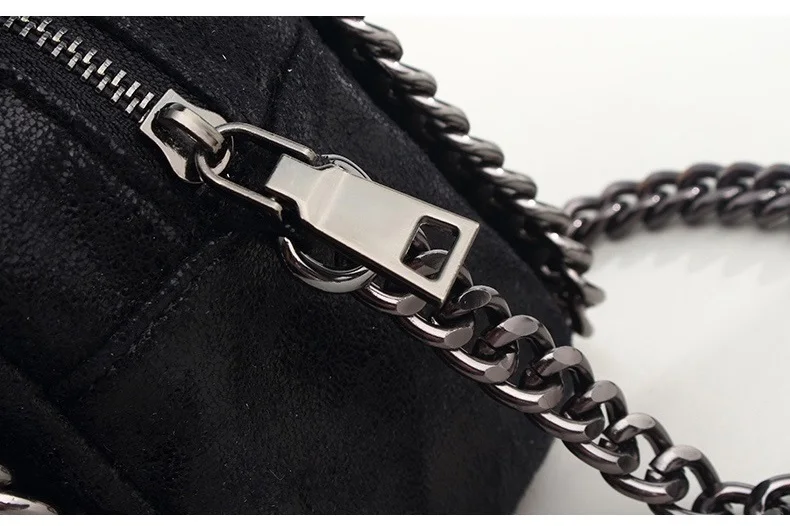 NIGEDU Брендовая женская сумка-мессенджер на цепочке, маленькая сумка на плечо с клапаном, черная сумка, женские сумки через плечо, Маленькая женская сумка