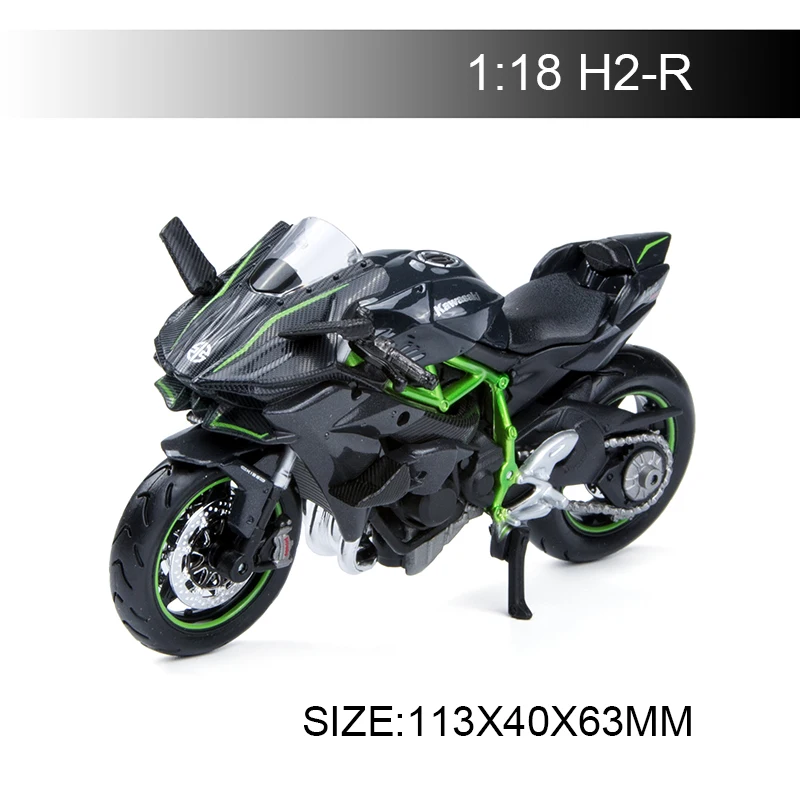 1:18 Scale Maisto Diecast H2R Kawasaki Motorcycle Model vehicle Toys Gifts 