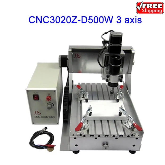 

Free shipping! CNC Router LY CNC 3020Z-D500W Engraving Machine ,cnc Milling machine,