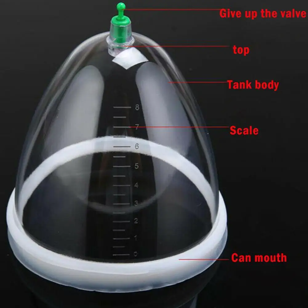 Vacuum Suction Cupping Cup Set Breast & Buttocks Enhancement Pump Lifting Suction Therapy Device Women Health Care Massager Tool
