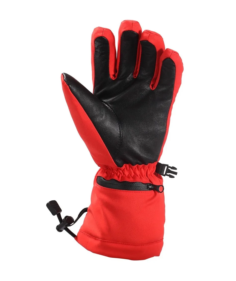 Спасителя тепло женские перчатки с подогревом для 5 пальцев Обратно Отопление катания на лыжах, водозащитный ветрозащитный зимний занятия спортом на открытом воздухе, катание на лыжах, езда
