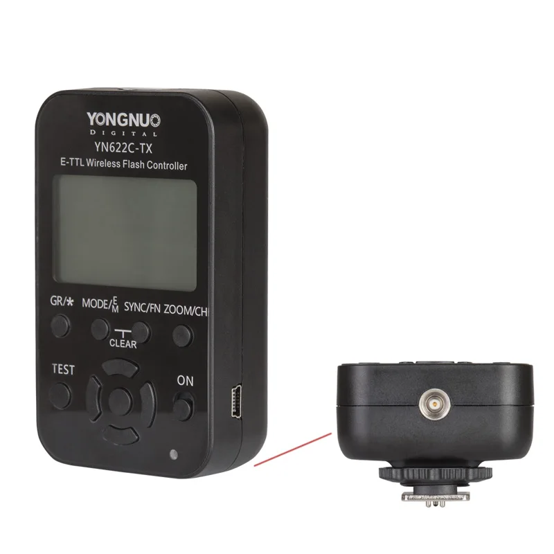 Yongnuo YN622C-TX контроллер передатчика+ YN622C приемопередатчик приемник беспроводной E-TTL триггер вспышки комплект для Canon YN600EX-RT II