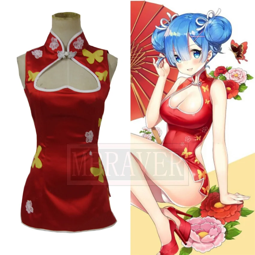

Re:Life In A Different World From Zero Rem Cosplay Costume Adult Cos Halloween Outfit Custom Made Free Shipping