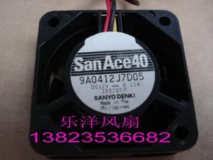 Для Sanyo (SANYO)4015 вентилятор с двойным шарикоподшипником 12 В постоянного тока 0 11 а