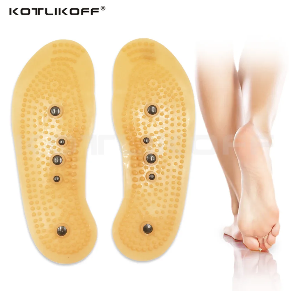 KOTLIKOFF силиконовые стельки для магнитной терапии, прозрачные массажные стельки для похудения, стельки для здоровья, стельки для обуви