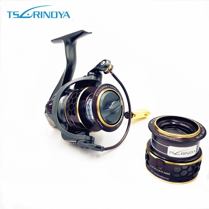 TSURINOYA Jaguar 1000 Fishing Spinning Reel 9+1BB Ultra Light Jigging Fishing Reel Spinning Saltwatrer Carp Metal Handle Coil