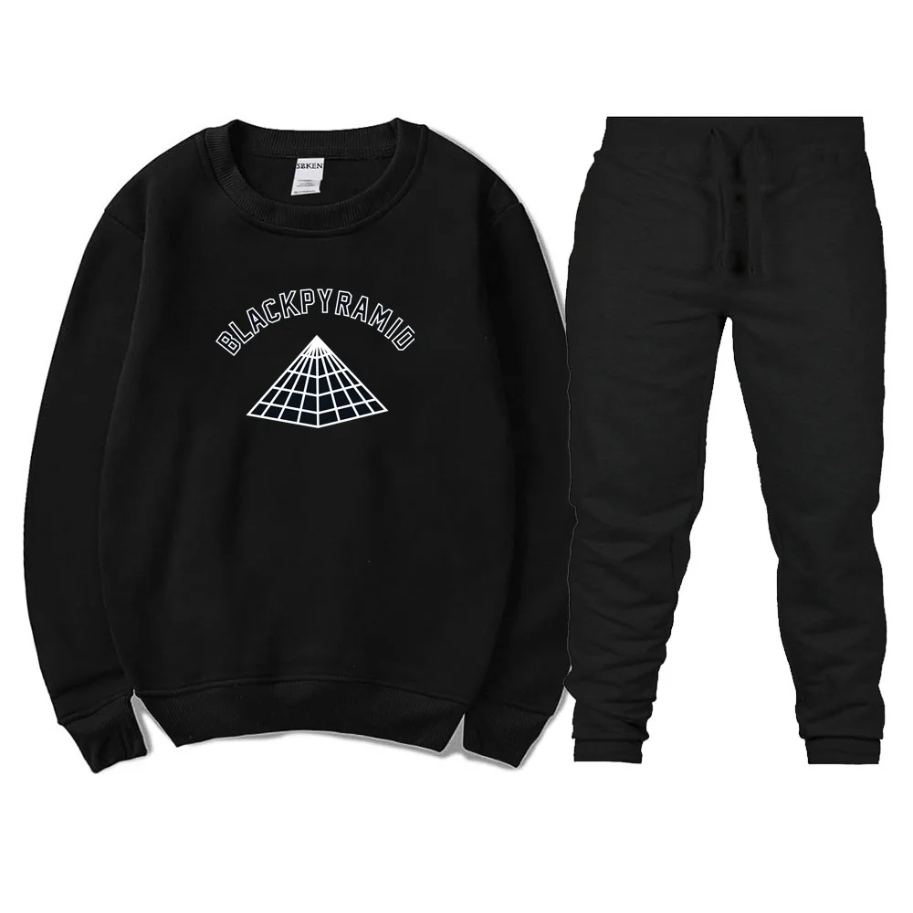 2019 Fashion BLACK PYRAMID Hip Hop Hoodies Men Chris Brown Street Style Long Sleeve Sweatshirt Justin Bieber Purpose Tour Hoody