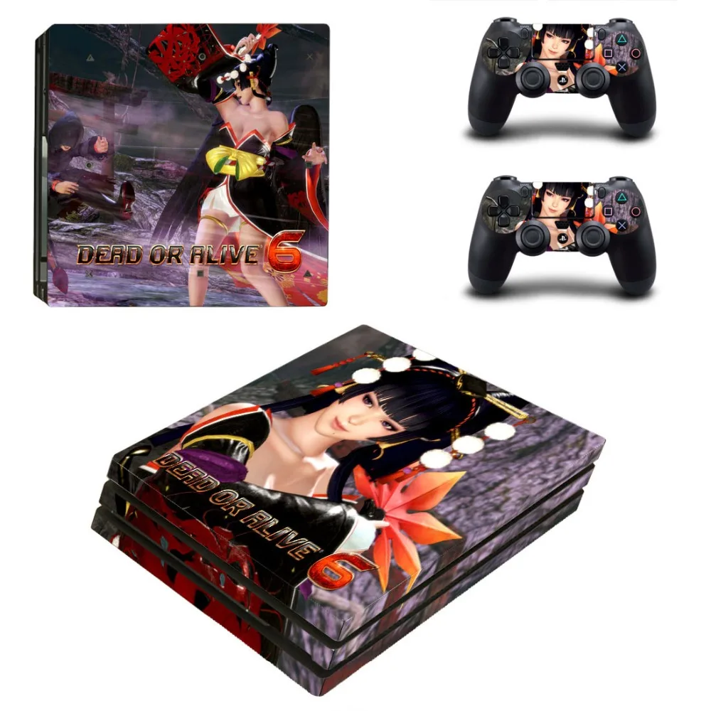 

Dead or Alive 6 Game PS4 Pro Skin Sticker For Sony PlayStation 4 Console and Controllers PS4 Pro Skin Sticker Decal Vinyl