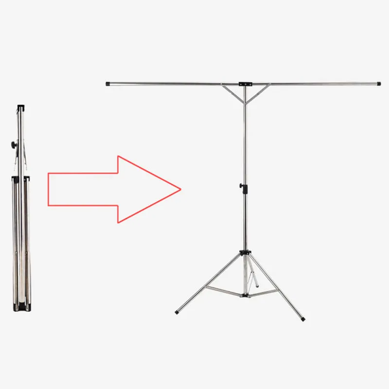  Home Decoration Accessories 125cm Foldable Clothes Hanger Adjustable Stainless Steel Clothes Drying