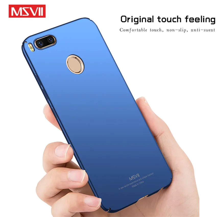 MSVII PC жесткий чехол для xiaomi mi A1 Чехол полная Защита задняя крышка xiomi miA1 A 1 64GB