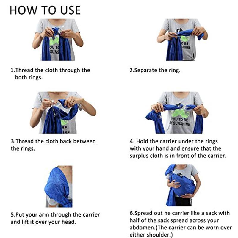 80% Line Fabric Breathable Baby Ring Sling Carrier Soft Baby Wrap For Newborns Best Shower Gift For Girls & Boys