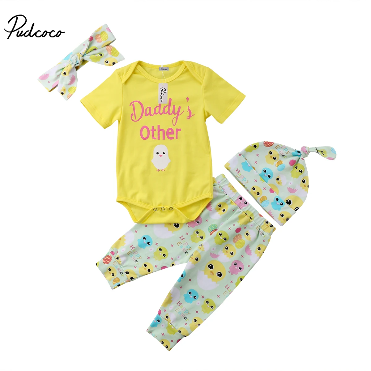 2018 Cute Newborn Baby Outfits Infant Boy Girl Playsuit Short Sleeve