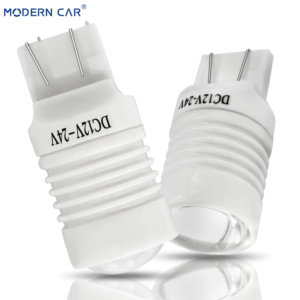 

MODERN CAR LED P21/5W Ceramic 6SMD 7020 Reading Signal Bulb White Auto Brake Lights T20 T25 S25 H7 H11 9005 Spot Rear Light Bulb