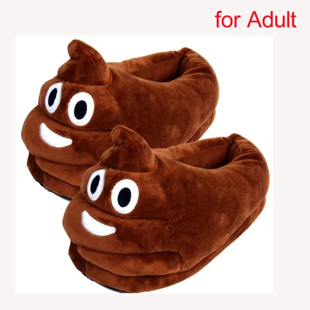 Family Slippers Funny Winter Shoes Women Men Kids Plush Slippers Indoor