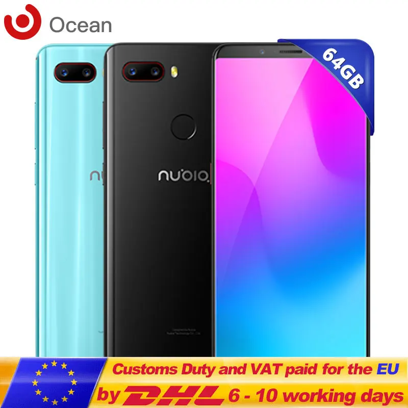 Zte Нубия Z18 мини в телефон 5 7 &quot6G Оперативная память 64G Встроенная смартфон Octa Core