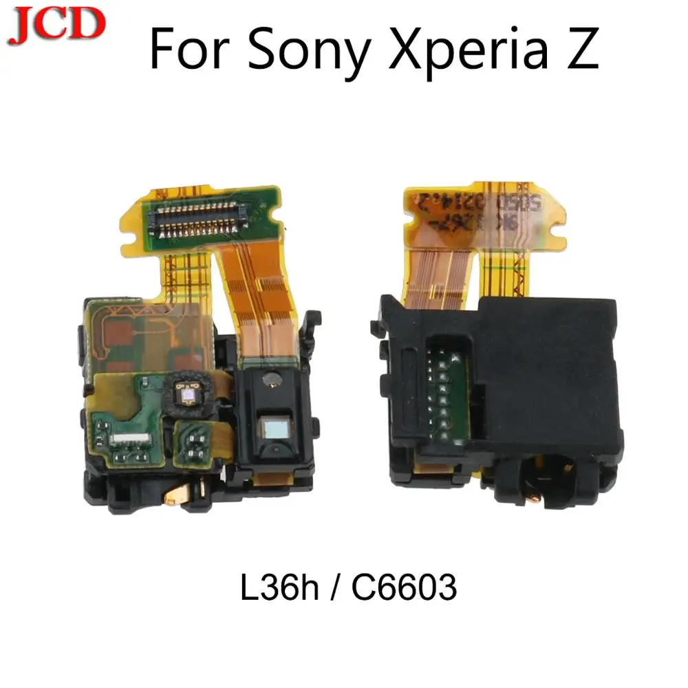 

JCD New Audio Jack Port Plug For Sony Xperia Z L36h C6603 Headphone Jack Proximity Light Sensor Flex Cable Ribbon for SONY Z