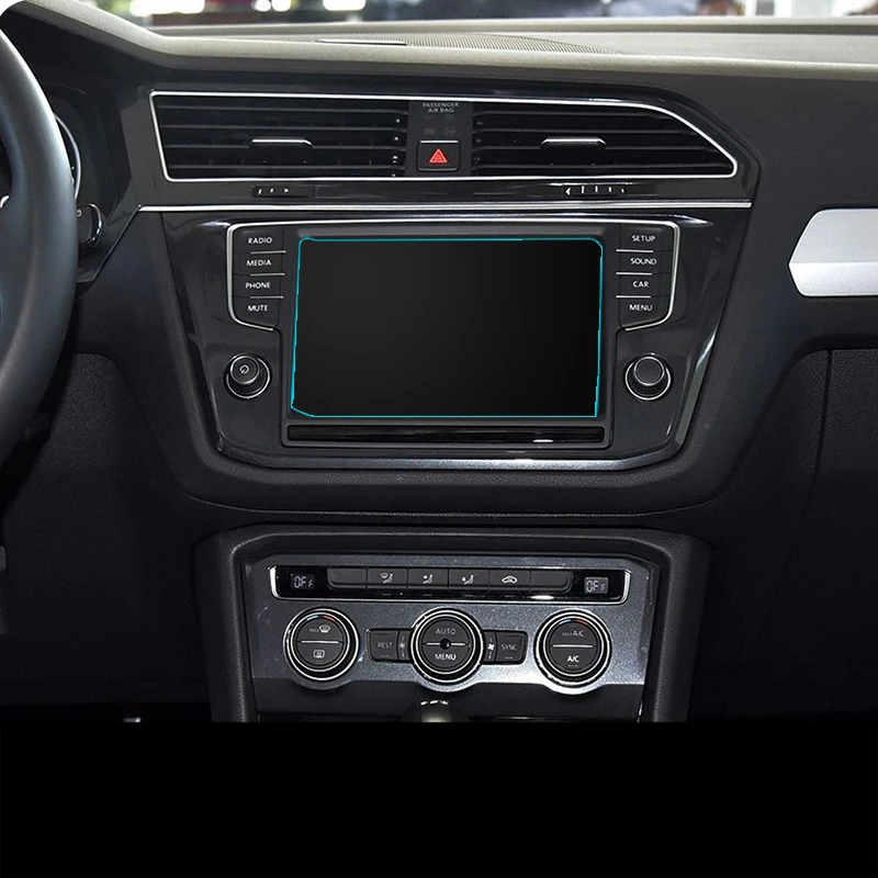 Lsrtw2017 автомобиля HD Navagation Экран закаленная пленка для Volkswagen Passat B8 вариант Tiguan - Название цвета: 2017 tiguan 8 inch 1