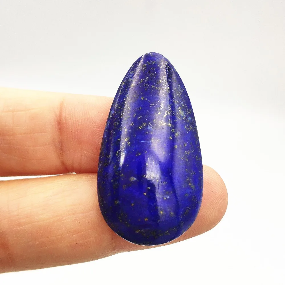 

Top Quality Natural Royal Blue Lapis Lazuli Man Pendant Size 34x19x6mm Necklace Crystal Water Drop Beads Necklace Pendant AAAAAA
