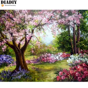 

Full 3D Diamond Painting Cross Stitch Beautiful Scenery Crystal Stone Needlework Diamond Embroidery Full Diamond Decorative