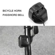 Ультра громкий звук велосипед Велоспорт Электрический велосипед рожок пароль кольцо для велосипеда звонок Сигнализация противоугонное устройство блокировки