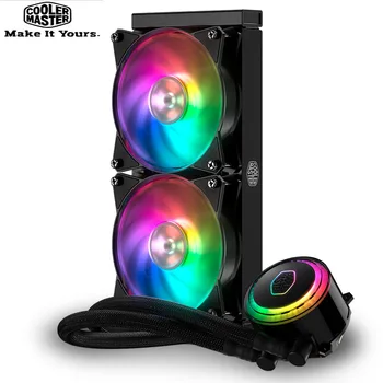 

Cooler Master MLX-D24M-A20PC-R1 ML240 CPU Water Cooler Double 120mm RGB Fan For Intel 115x 2011 2066 AMD AM4 CPU Liquid Cooling