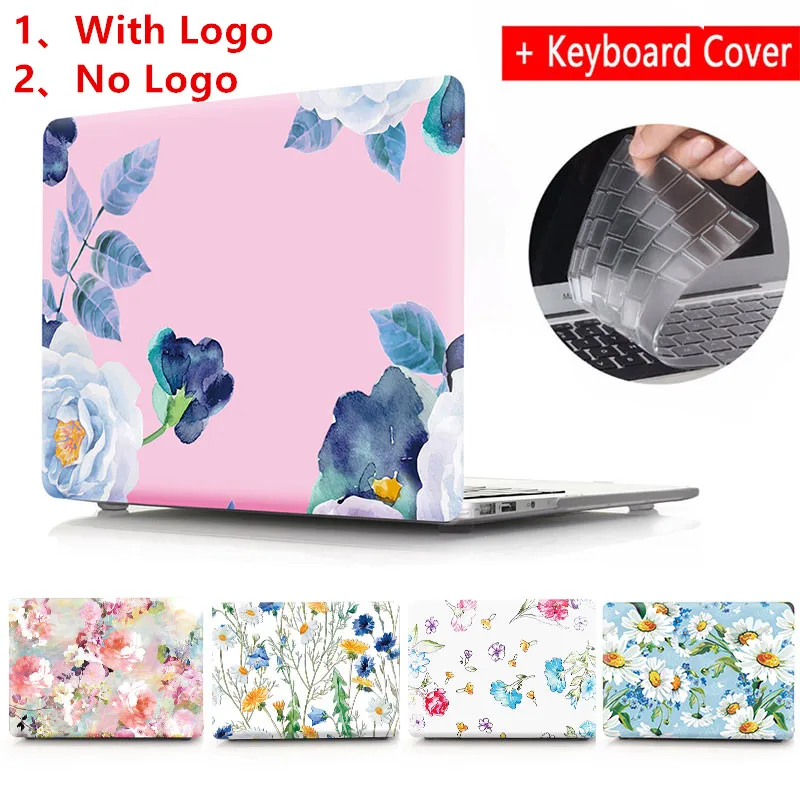 For Macbook Pro 15 A1398 A1707 A1286 Case Transparent Matte Floral Cover For Apple Macbook Air Pro Retina 11 12 13 15 Case A1708 For Macbook Pro 15 A1398 A1707 A1286 Case Transparent Matte Floral Cover For Apple Macbook Air Pro Retina 11 12 13 15 Case A1708